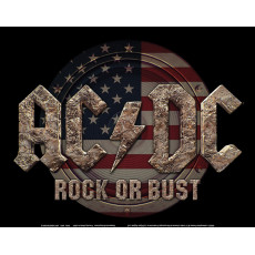 Tin sign AC/DC Rock or Bust 2501
