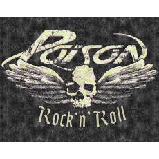Blechschild Poison Rock N Roll 2522