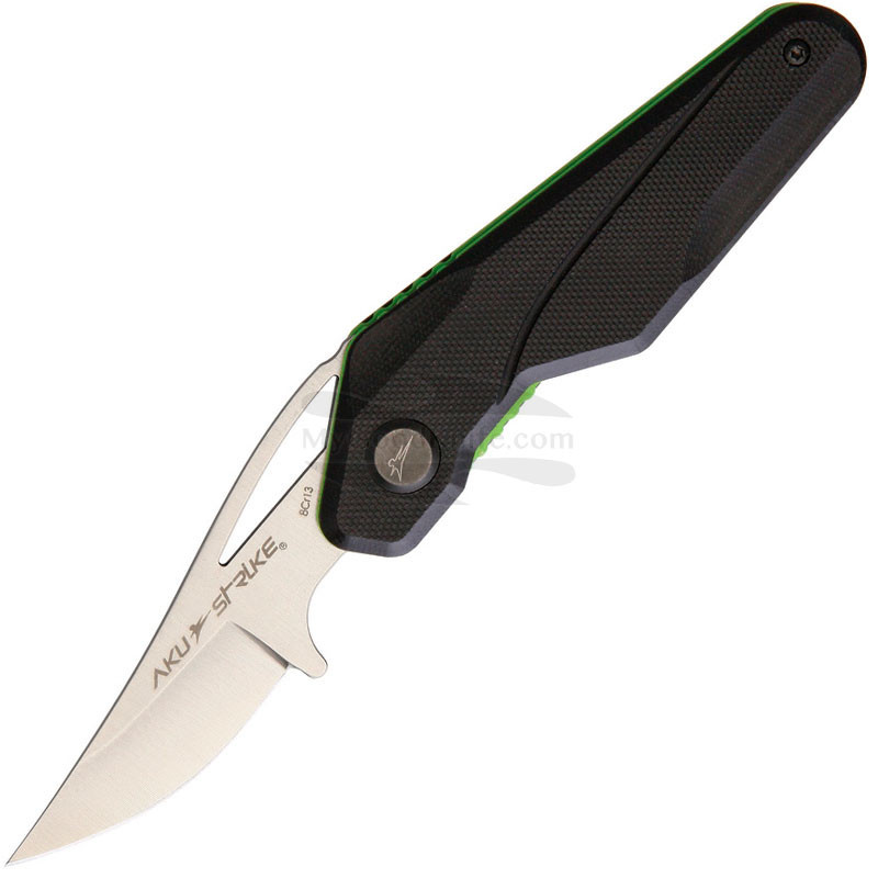 Folding knife Aku Strike Zion Linerlock Green ZIGRN10 5.1cm for sale