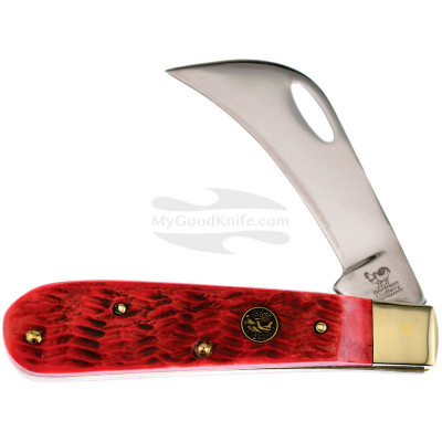 Navaja Hen&Rooster Hawkbill Red Pick Bone HR441RPB 7.6cm