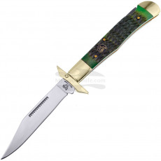 Folding knife Hen&Rooster Cheetah Antique Green Bone HR6112AGB 9.5cm