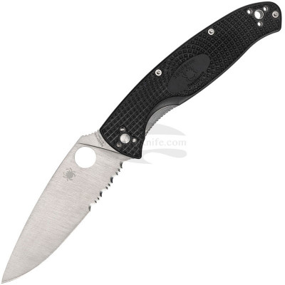 Kääntöveitsi Spyderco Resilience Black Serrated 142PSBK 10.7cm