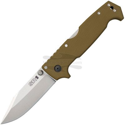 Cold Steel - SR1 Clip Point knife - S35VN - 62L OD Green G10 - folding knife
