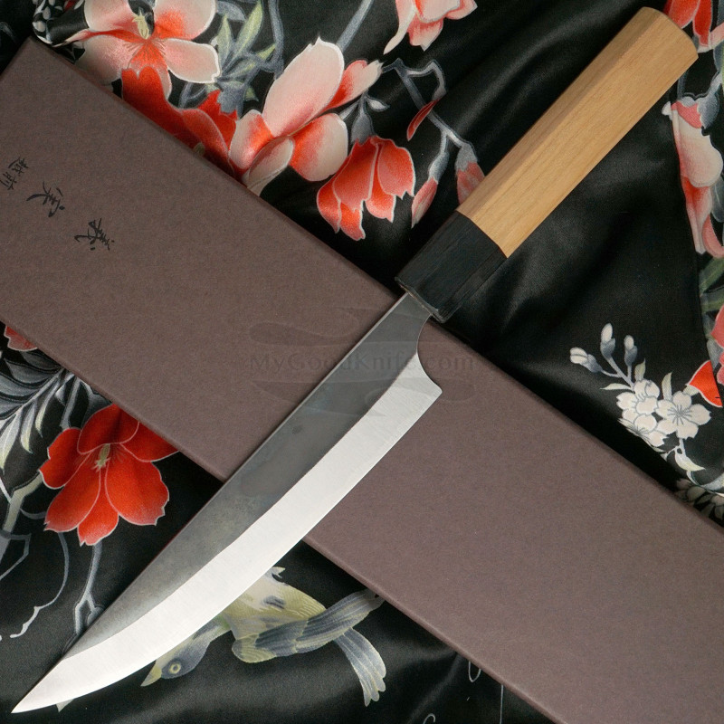 Kato Yoshimi Super Gold 2 Damascus Black Finish Gyuto Chef's Knife