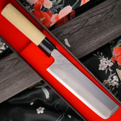 Japanese kitchen knife Ittetsu Uraoshi Usuba Stamped IJS-11141 18cm