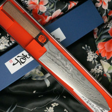Gyuto Japanese kitchen knife Shigeki Tanaka VG10 Damascus ST-1410 24cm
