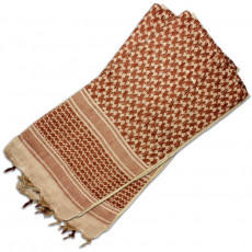 Red Rock Outdoor Gear Arabic headscarf Shemagh Brown 7005