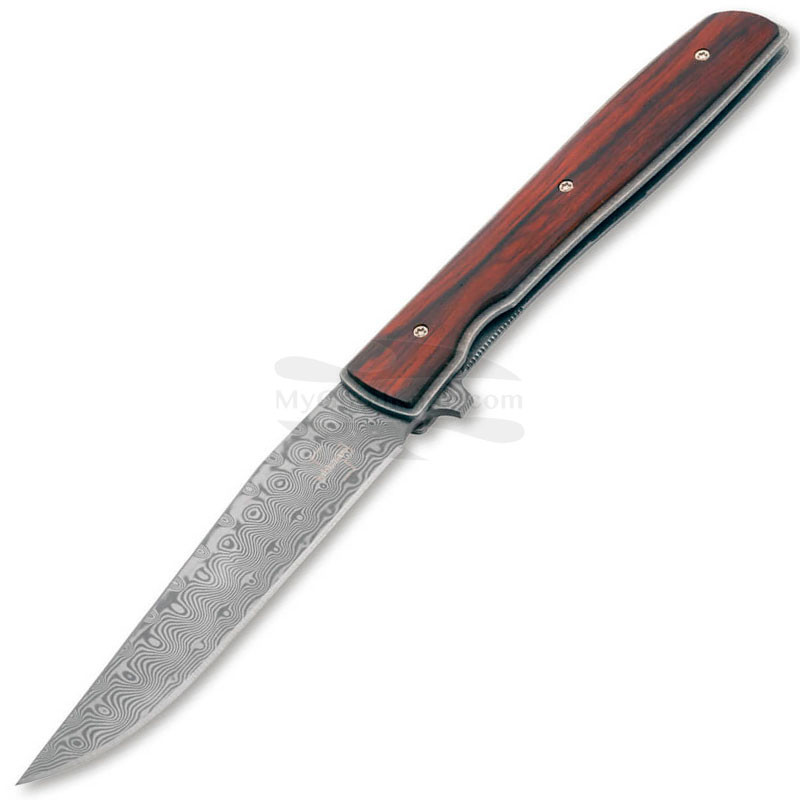 Folding Knife Böker Plus Urban Trapper Cocobolo Damascus 01bo176dam 8 