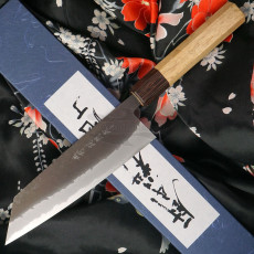 Bunka Japanese kitchen knife Shiro Kamo Aogami G-4506OW 17cm
