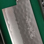 Японский кухонный нож Накири Kunio Masutani VG-10 Damascus M-3223 17см