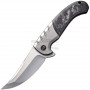 Kääntöveitsi We Knife Curvaceous Marble Carbon Fiber Inlay Silver Bead WE20012-1 9.4cm