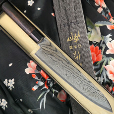Cuchillo Japones Gyuto Tojiro Shippu Black chef FD-1595 24cm