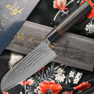 Cuchillo Japones Santoku Tojiro Shippu Black FD-1597 16.5cm – Comprar  online