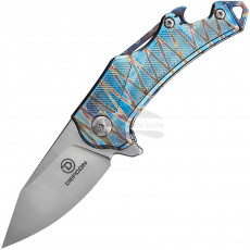 Folding knife Defcon Rhino Titanium Stripes TF9315-2 6.4cm