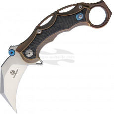 Folding karambit knife Defcon Raptor Bronze TF5221-2 7.6cm