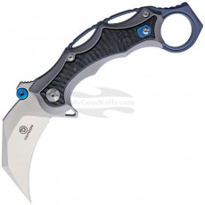 Folding karambit knife Defcon Raptor Gray TF5221 7.6cm