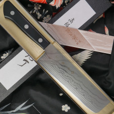 Nakiri Japanese kitchen knife Tojiro DP Damascus VG10 F-330 16.5cm