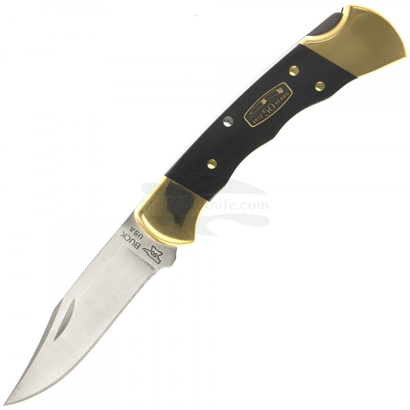 Navaja Buck Knives Ranger Fingergrooved 50 Anniv. 0112BRS3FG-B 7.6cm ...