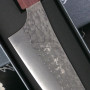Santoku Japanese kitchen knife Yu Kurosaki Senko SG2 Oak wood ZSE-165SA 16.5cm