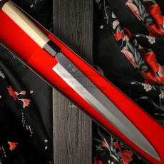 Японский кухонный нож Янагиба Ittetsu Shirogami 2 IJF-11127 33см