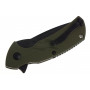 Folding knife Steel Will Plague Doctor Green handle, black blade F16M-33 8.6cm - 3
