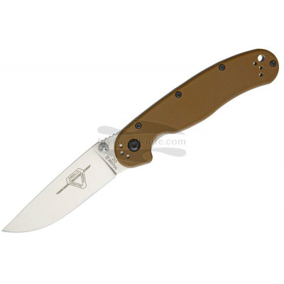 Складной нож Ontario RAT-2 D2 Coyote Brown 8828CB 7.6см - 1