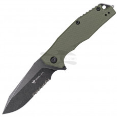 Serrated folding knife Steel Will Warbot F10-033S 8.9cm