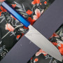 Japanilainen Santoku-veitsi T. Ikeda sininen TIKS17PUCM 17cm