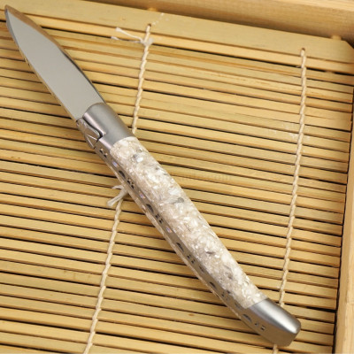 6 Laguiole en Aubrac Steak Knives Recycled Oysters Shells