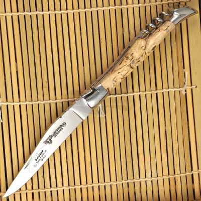 Складной нож Laguiole en Aubrac Brilliant Bouleau L0311BHI/SSJ1 11см