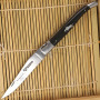 Navaja Laguiole en Aubrac Cavalier Tin/Ebony L0212E21/FSI1 12cm
