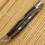 Couteau pliant Laguiole en Aubrac Cavalier Tin/Ebony L0212E21/FSI1 12cm