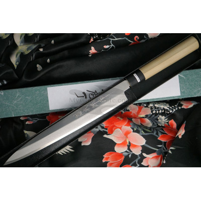 Japanilainen sushi veitsi Yanagiba Tojiro Shirogami Left-Handed  F-909L 27cm - 1