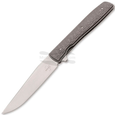 Folding knife Böker Plus Urban Trapper Jigged Titanium 01BO476 8.9cm