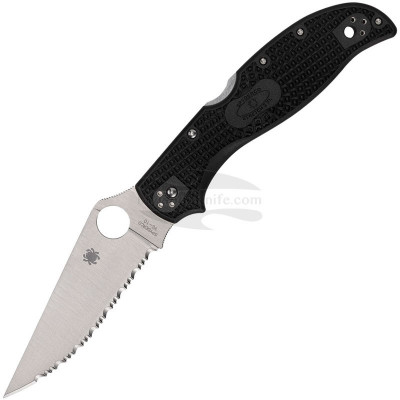 Serrated folding knife Spyderco Strech 2 XL 258SBK 10.2cm