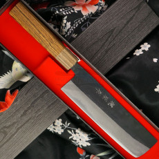 Nakiri Japanese kitchen knife Tsutomu Kajiwara TK-1118BGA 18cm