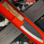 Japanilainen Santoku-veitsi Daisuke Nishida Shirogami Bocote DN-11219BGA 16cm