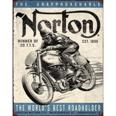 Cartel de chapa Norton Winner TSN1706