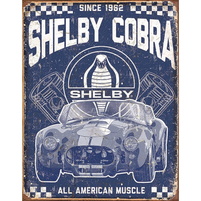 Cartel de chapa Shelby American Muscle TSN2134