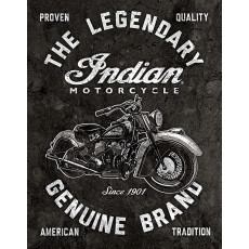 Tina kyltti Legendary Indian Motorcycle TSN2300