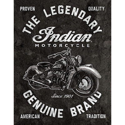 Tin sign Legendary Indian Motorcycle TSN2300