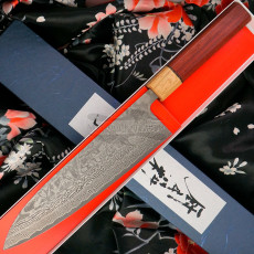 Японский кухонный нож Гьюто Shiro Kamo SG2 G-7506ROW 21см