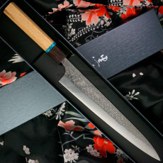 Японский кухонный нож Суджихики Yu Kurosaki Shizuku R2 ZR-270SL 27см