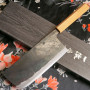 Nakiri Japanese kitchen knife Ittetsu Shirogami Tall 75 mm IW-11840Z 18cm
