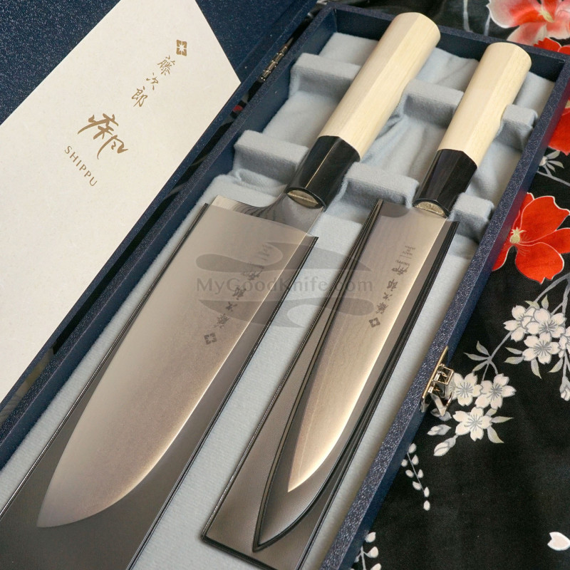 Kitchen knife set Tojiro DP Damascus Flash Gift Set A FF-GIFTSET-A for sale