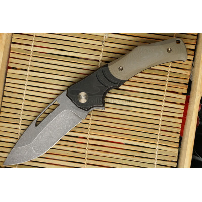 Folding knife We Knife Jixx Black/Tan 904B 8.8cm - 1