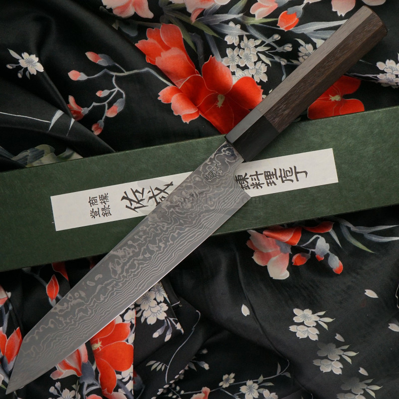 Kiritsuke Japanese kitchen knife Sukenari Slender Gyuto S2211 24cm for