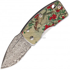Folding knife G. Sakai Ukimon Bird and Camellia GS11610 4.1cm