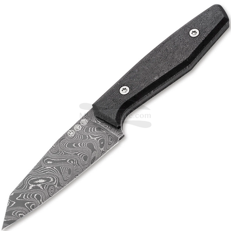Fixed blade Knife Böker AK1 Damascus 122509DAM 7.9cm for sale