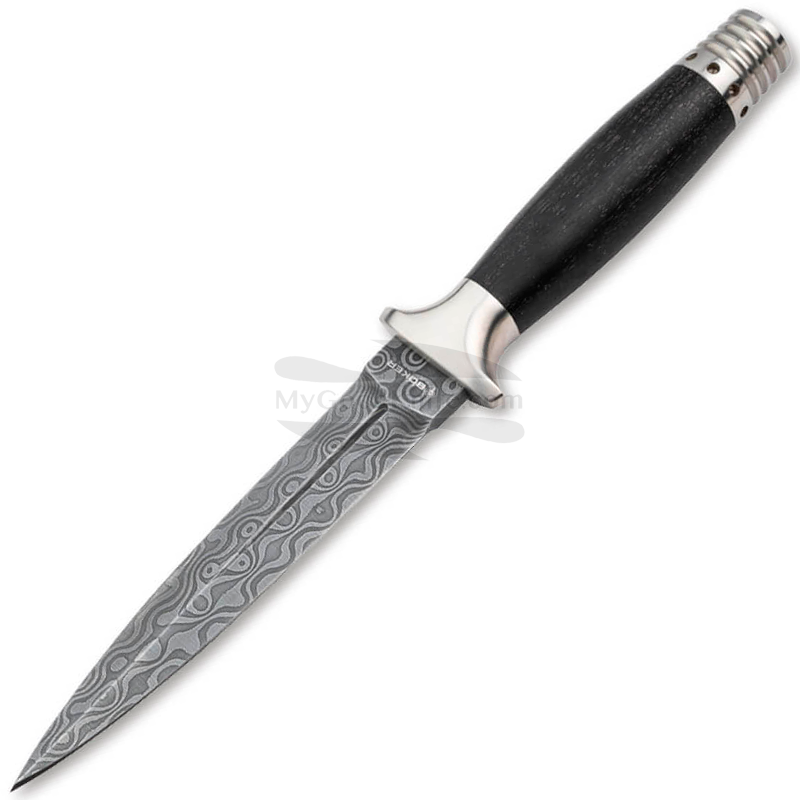 Boker Solingen German MG-42 Damast Dagger Combat Knife 121506DAM -  KnifeCommand